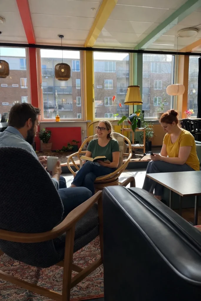 Hygge i Caféen i kulturhus